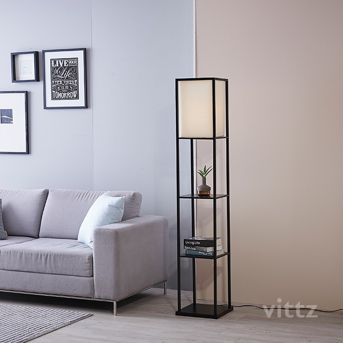 랑스 1등 선반 플로어스탠드 무드등과 선반을 동시에/비츠 오리진