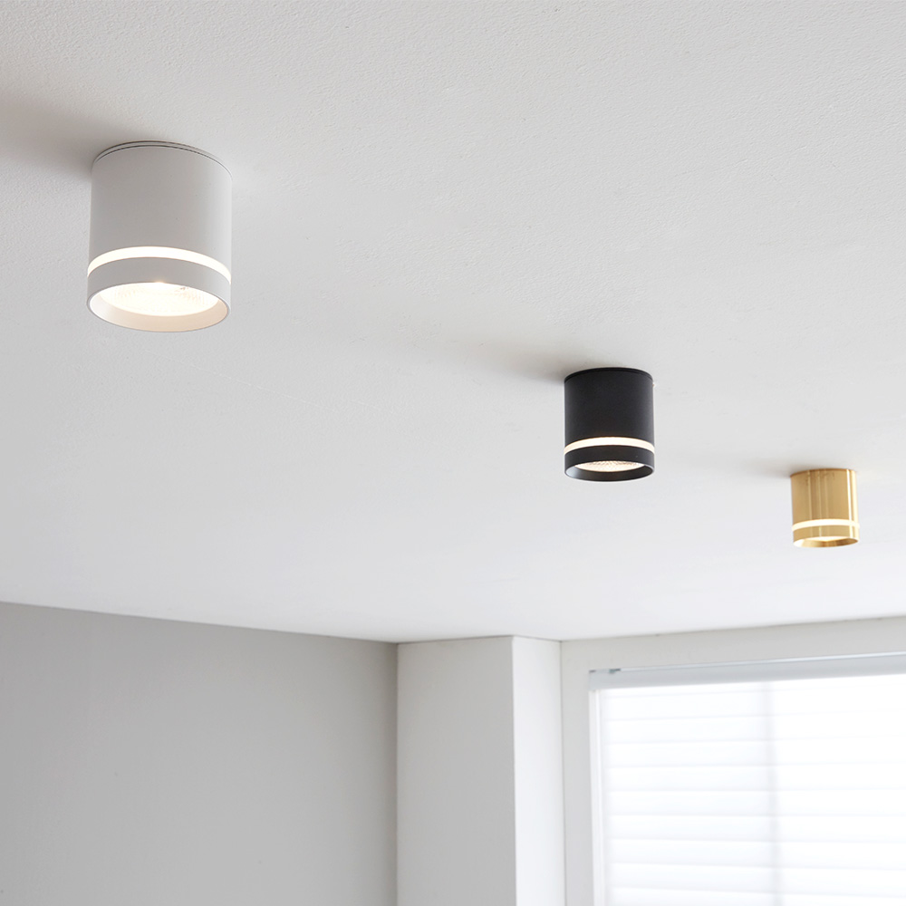 COB 카일라 75/85mm(3/4인치) 직부 인테리어조명 KS인증/3가지 색상 및 색온도